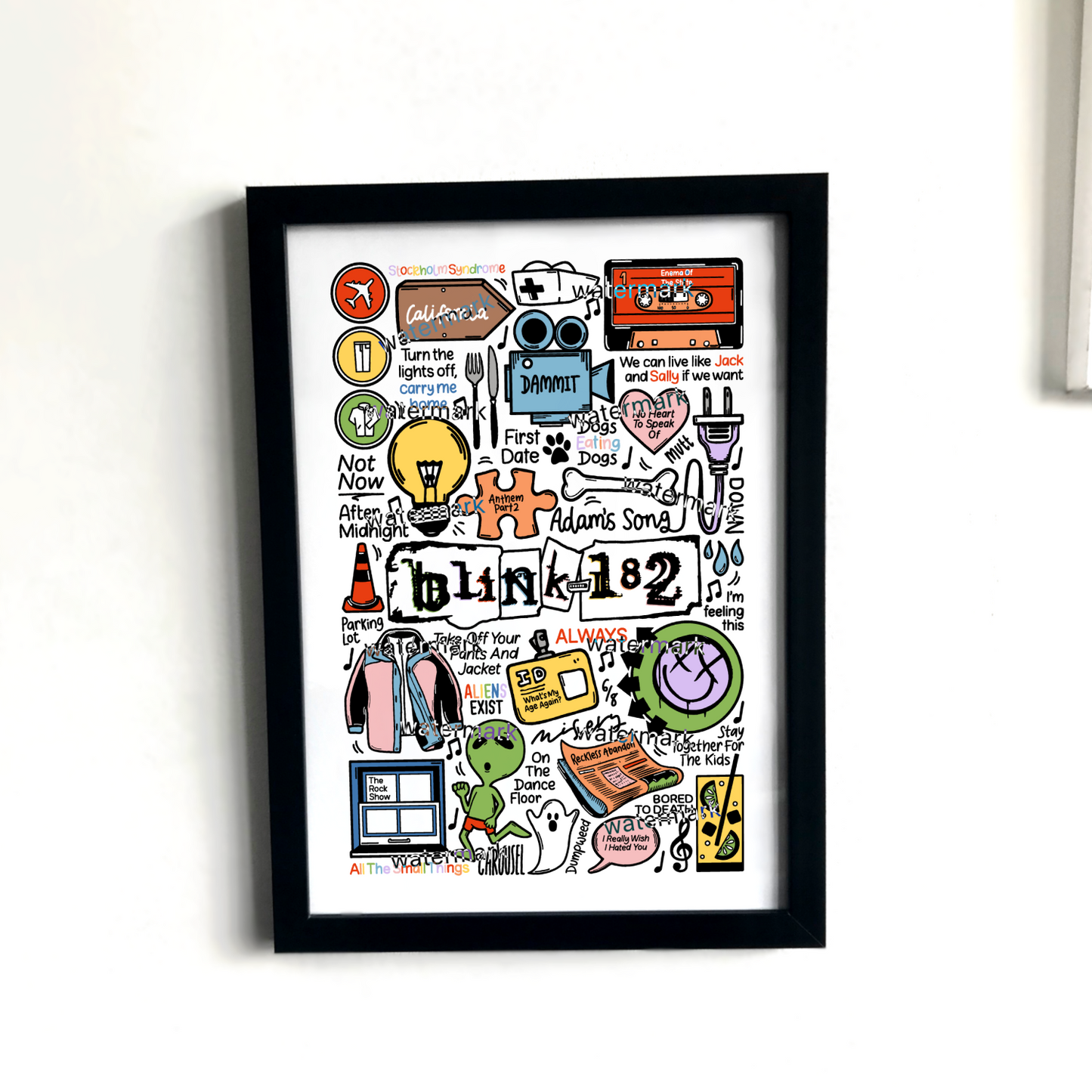 Blink 182 print