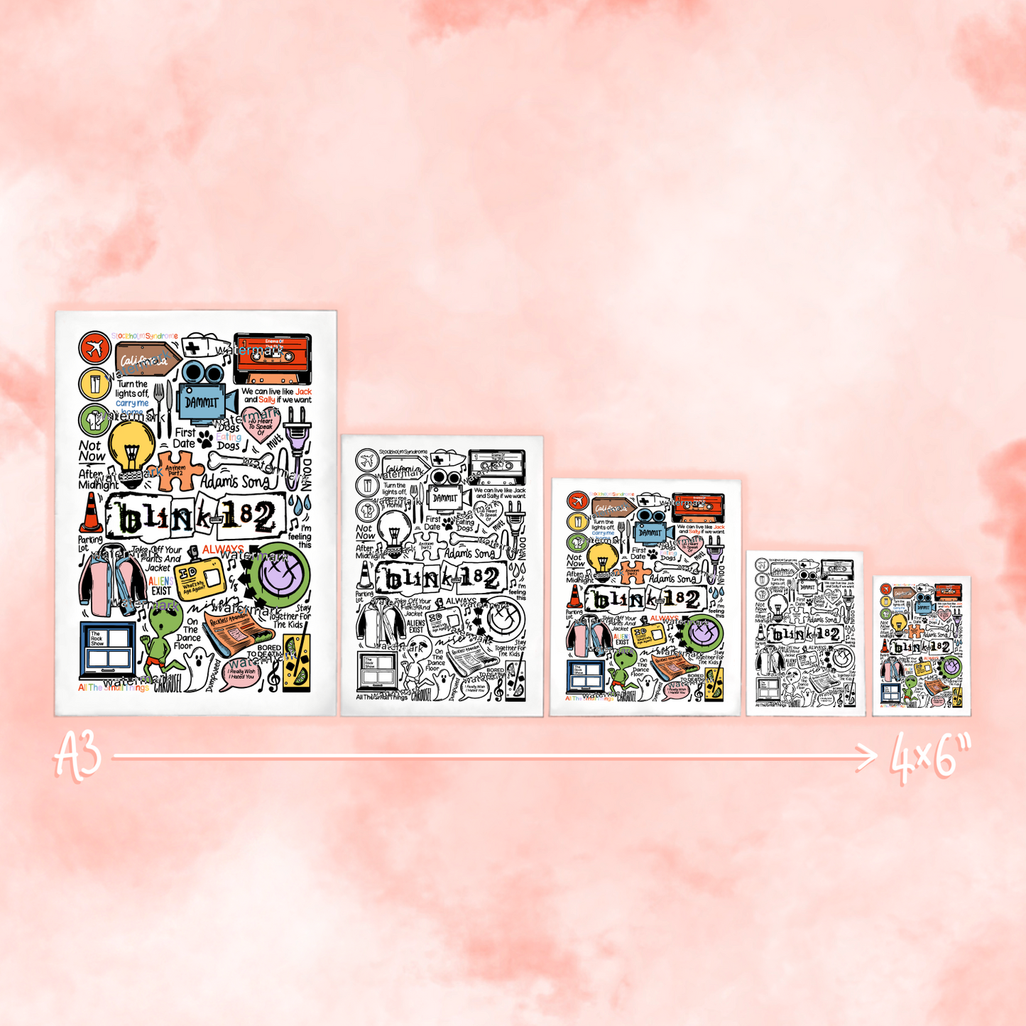 Blink 182 print