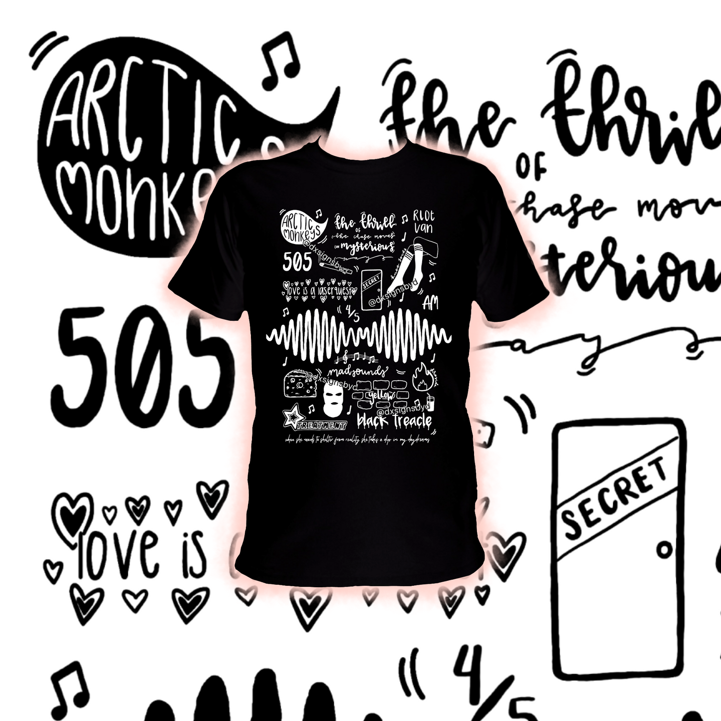T-shirt des Arctic Monkeys