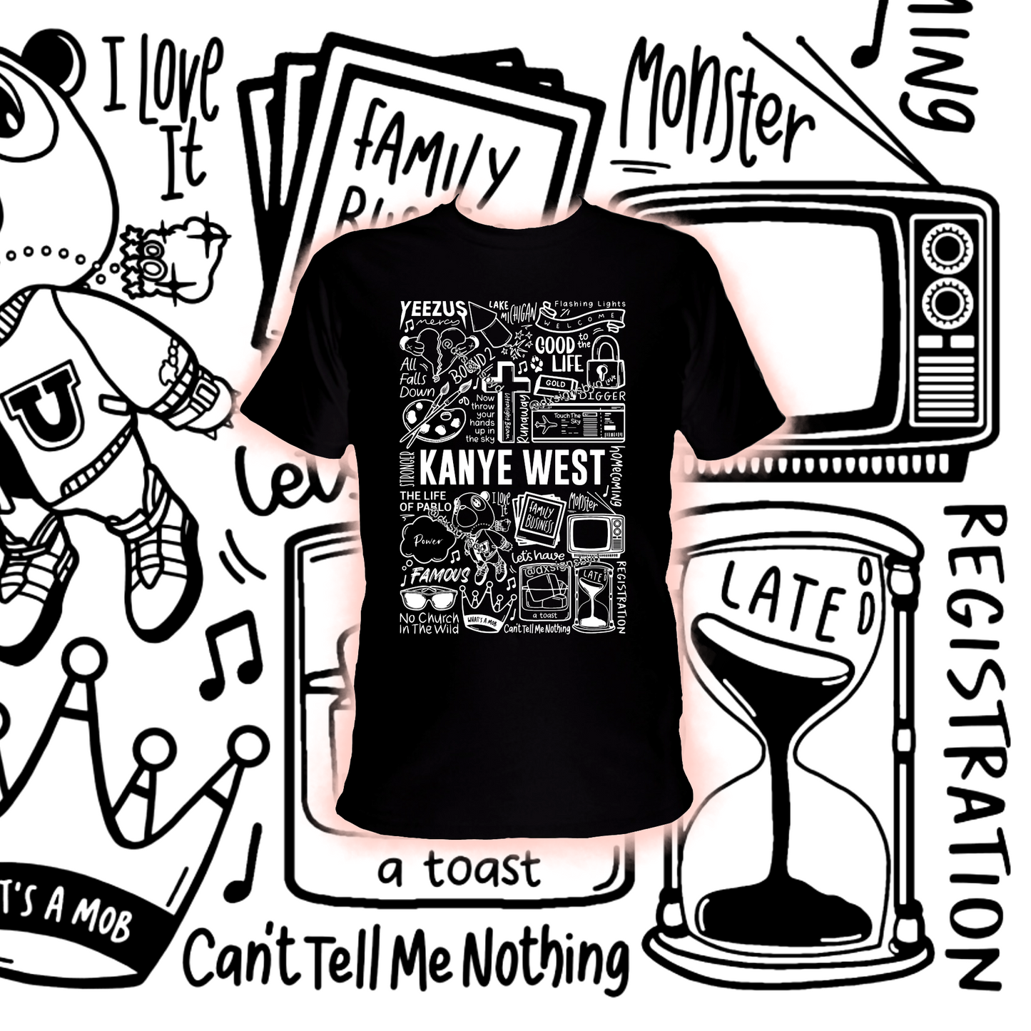 T-shirt Kanye