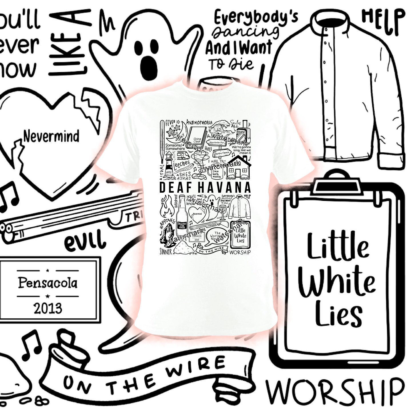 T-shirt Deaf Havana