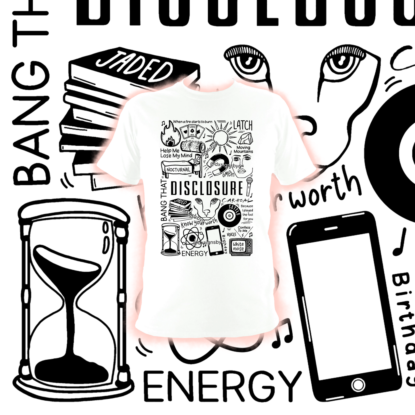 T-shirt de divulgation