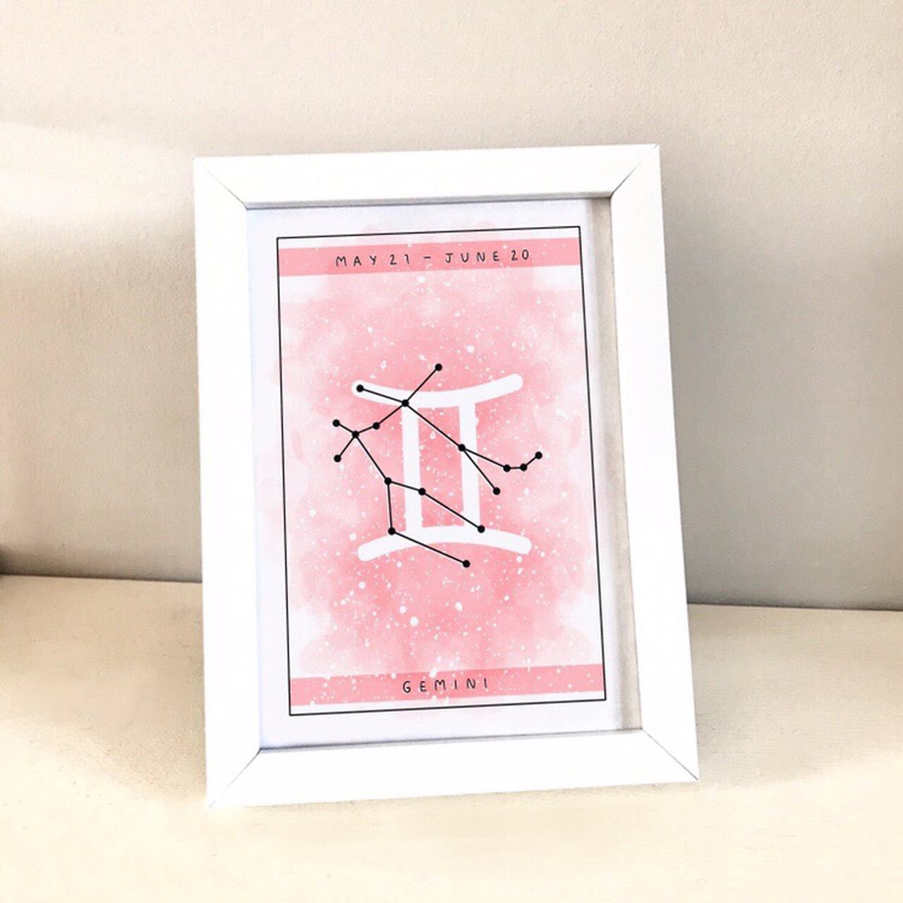 Impression de signe astrologique