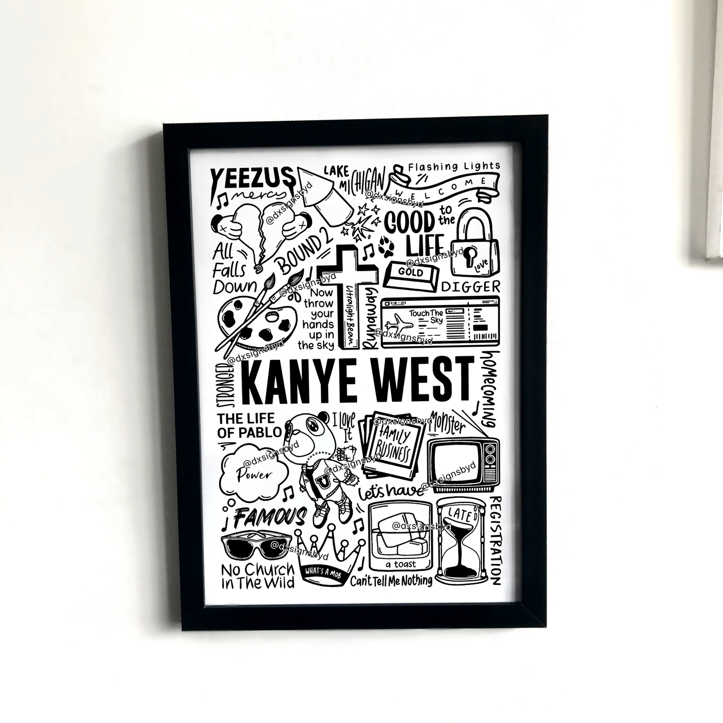Imprimé Kanye