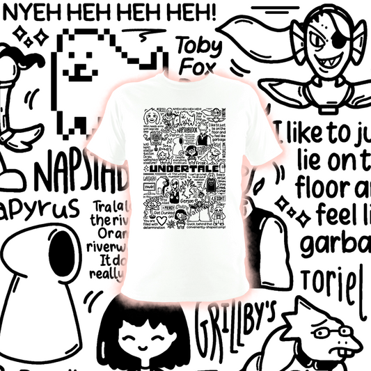 camiseta undertale