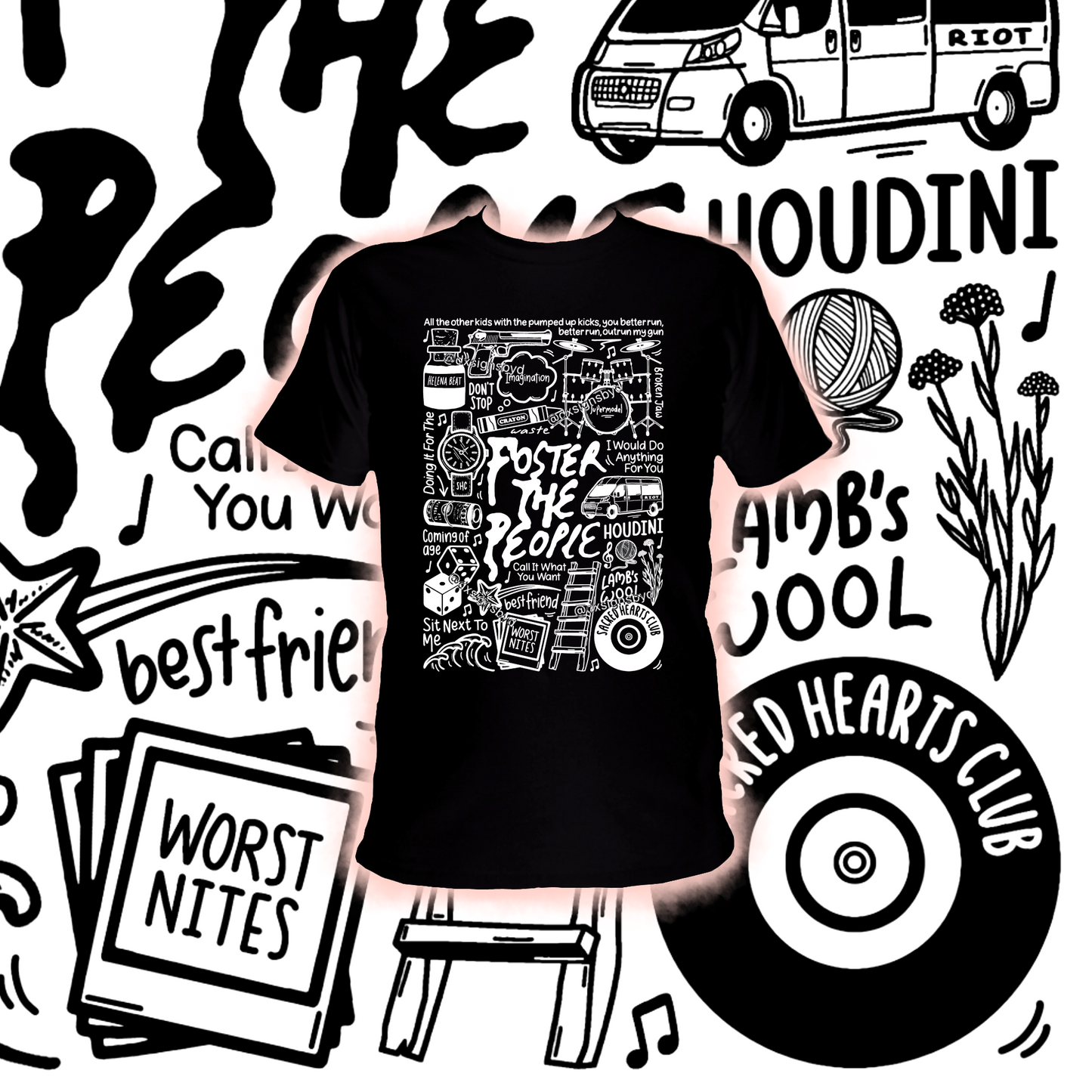 T-shirt Foster The People