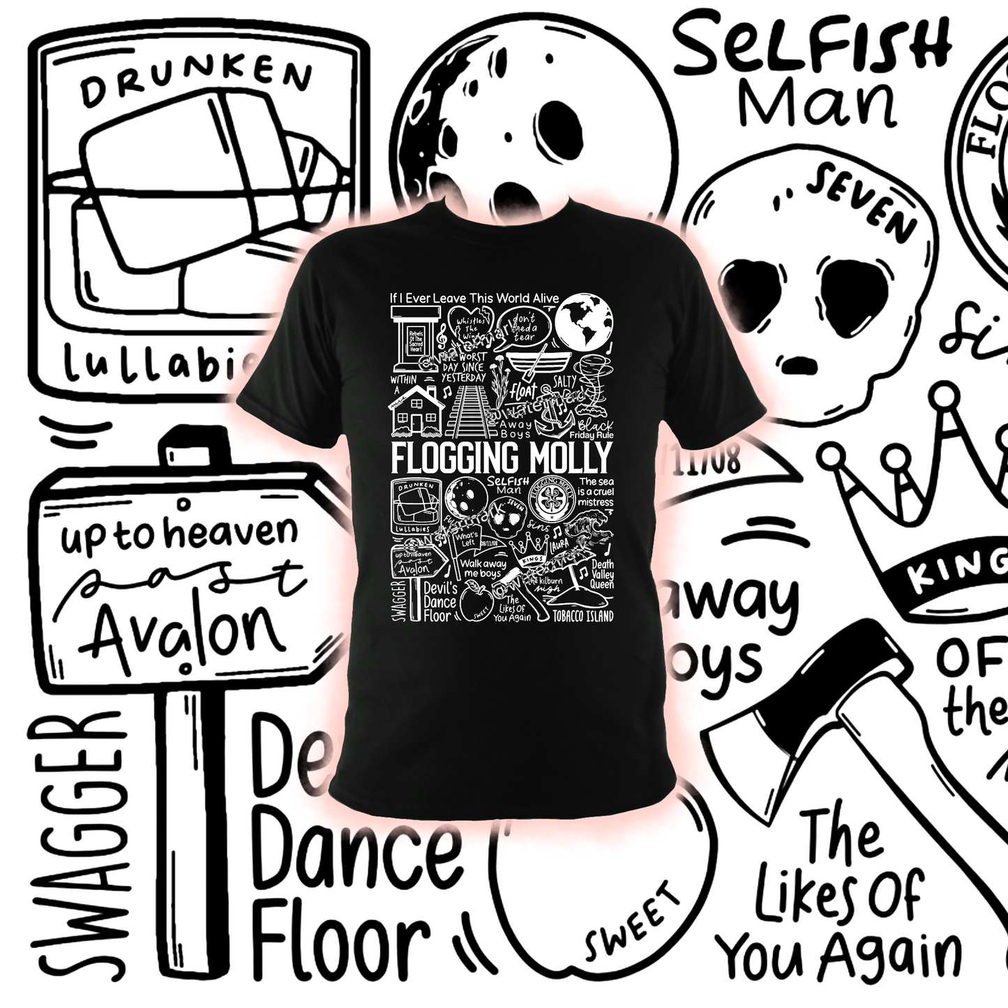 T-shirt Flogging Molly
