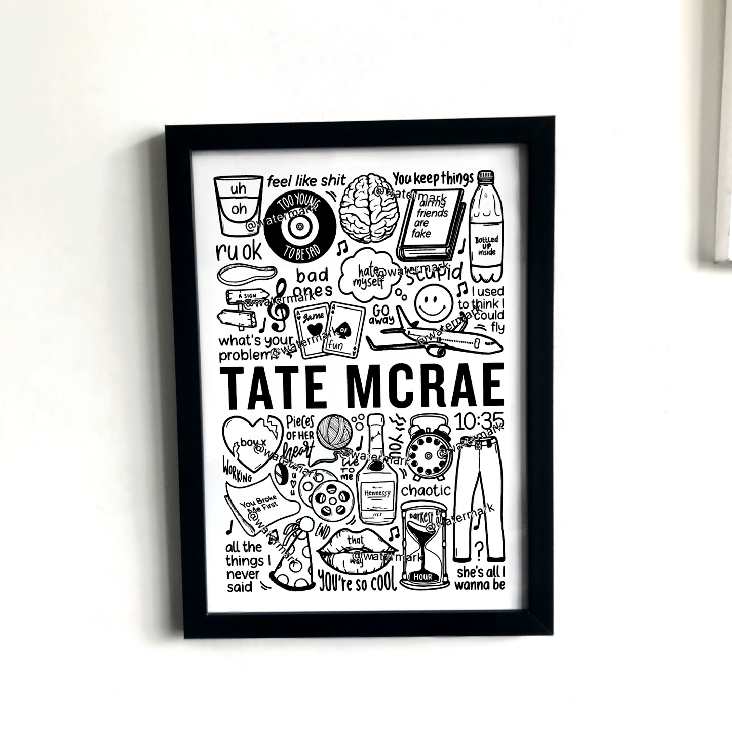 Gravure de Tate McRae