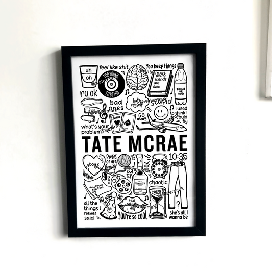 Gravure de Tate McRae