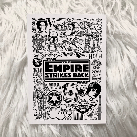 Star Wars The Empire Strikes Back print
