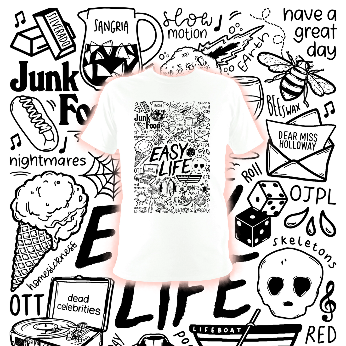 T-shirt La vie facile