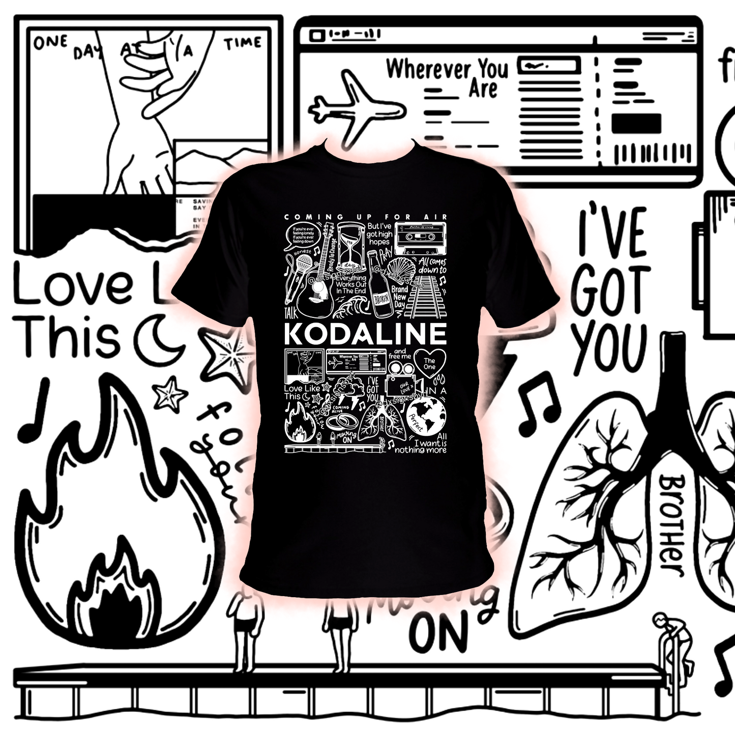 T-shirt Kodaline