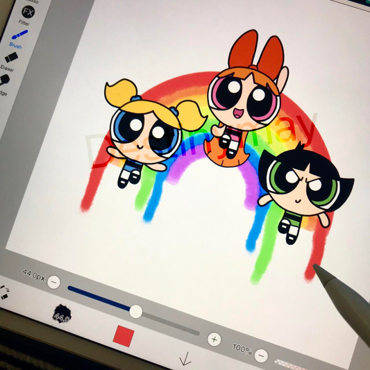 Imprimé Powerpuff Girls