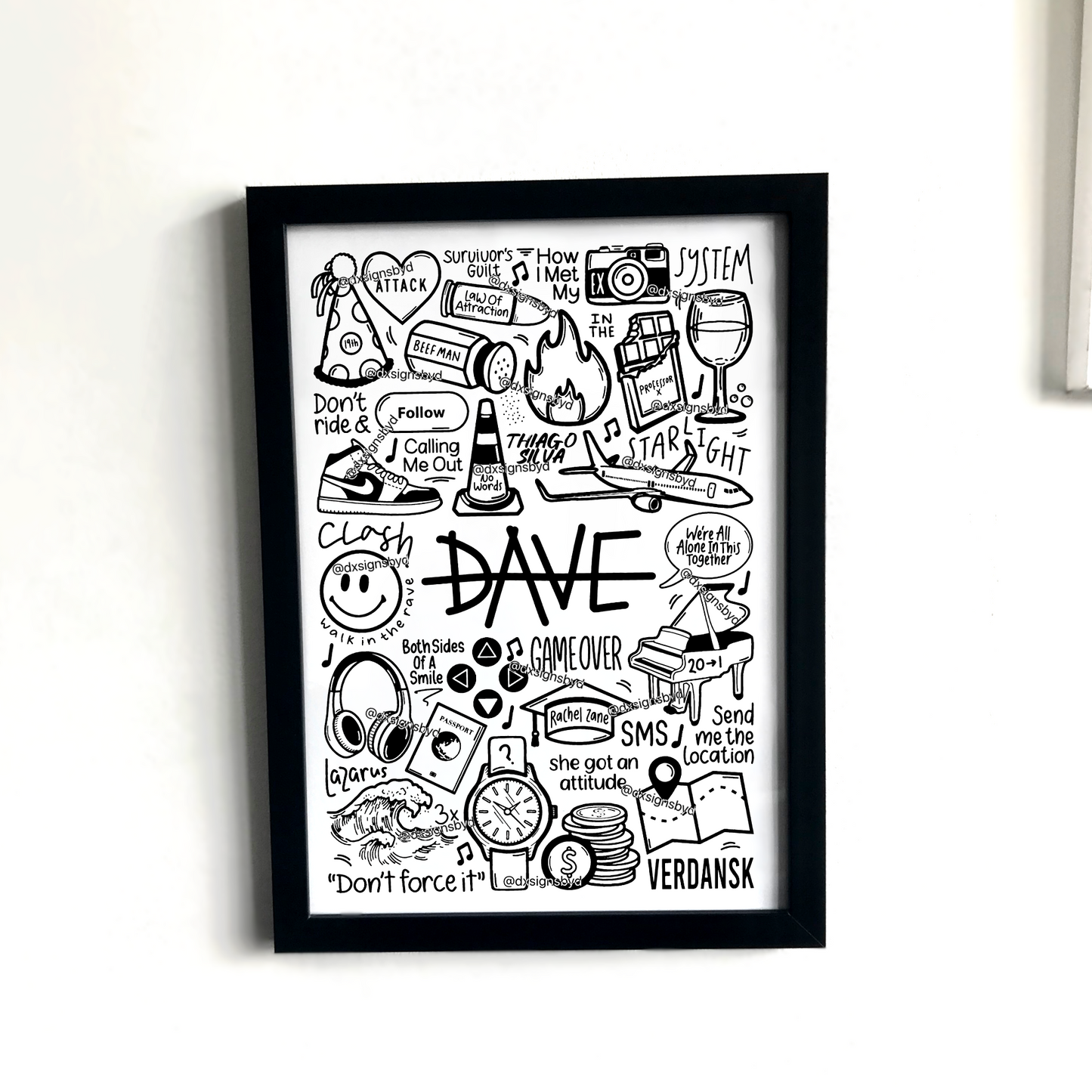 impresión de dave