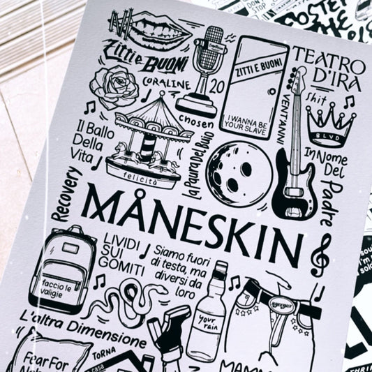 Imprimé Maneskin