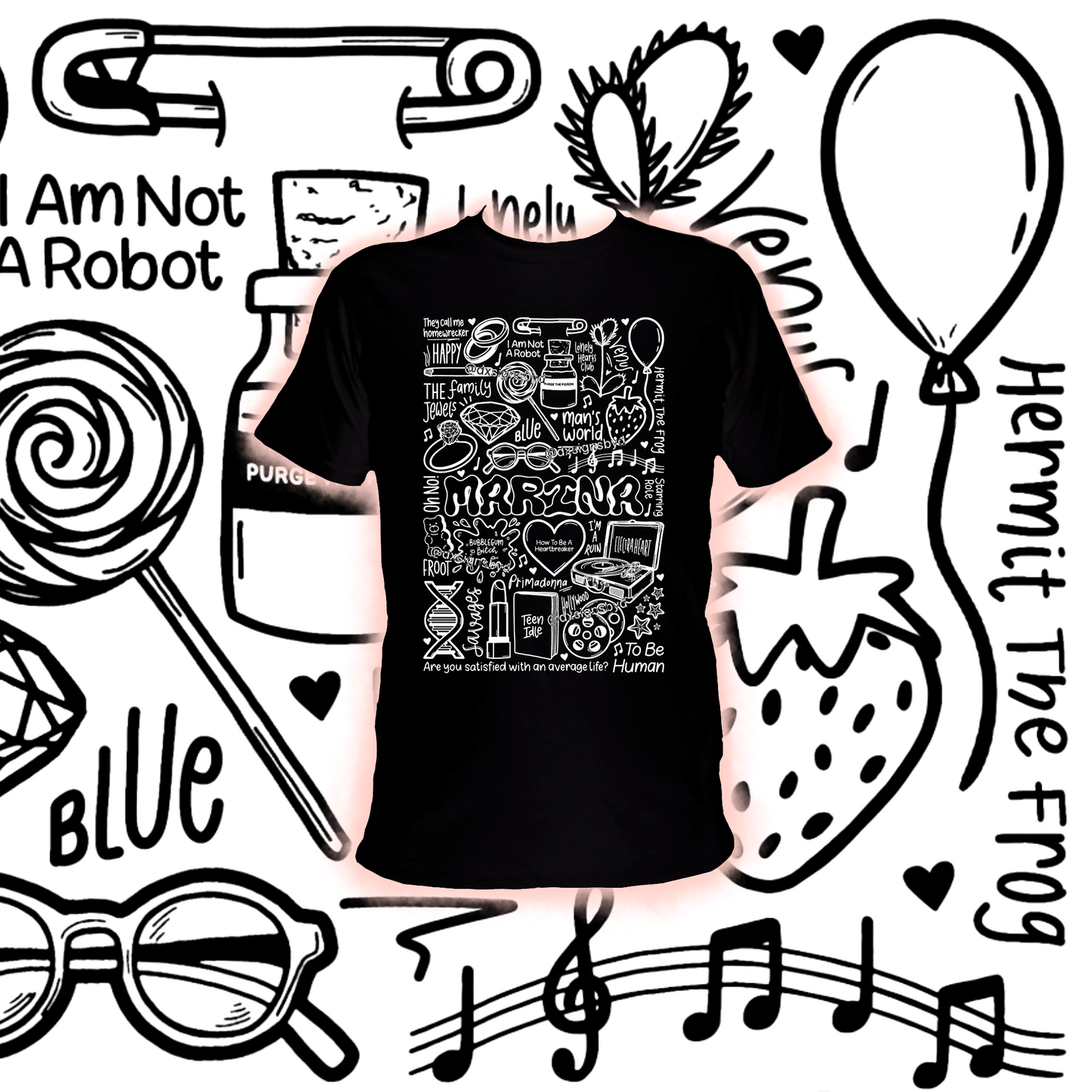T-shirt Marina et les diamants