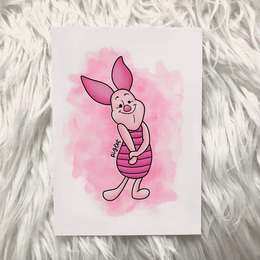 Impresión del cerdito Winnie The Pooh