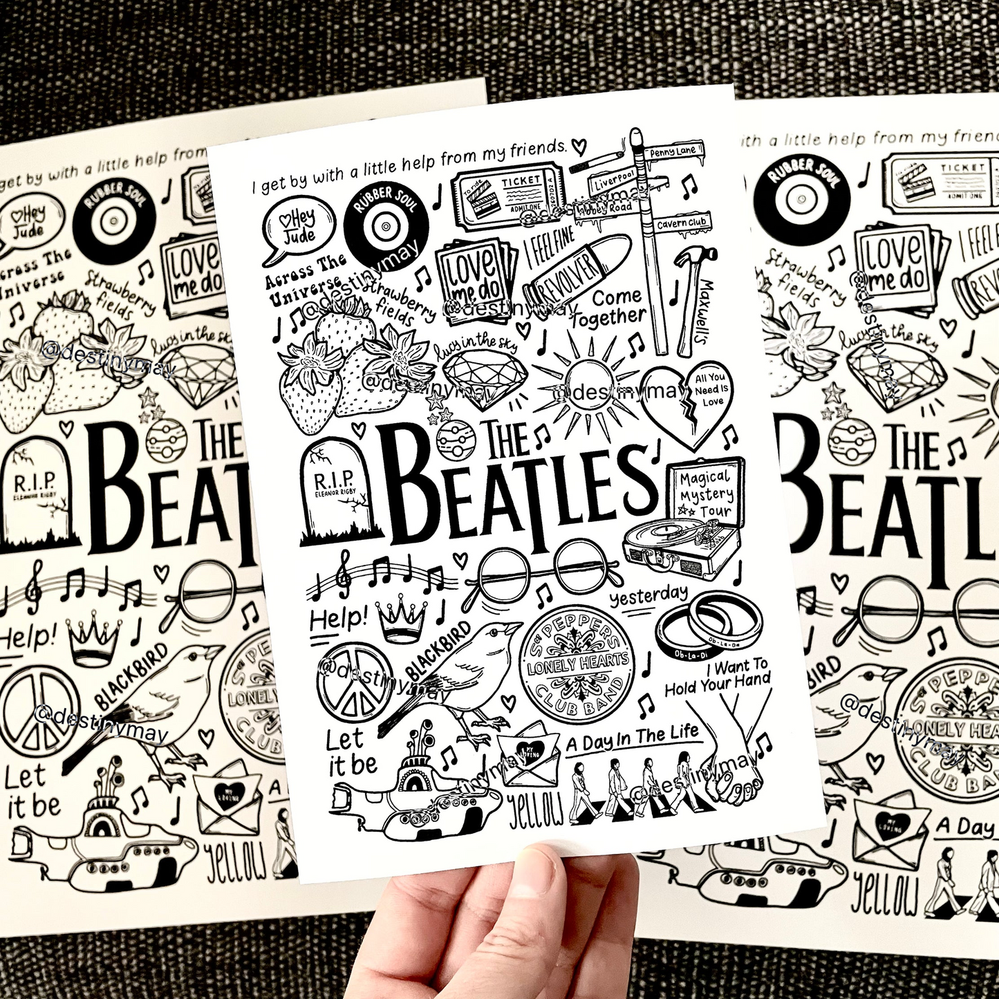 The Beatles t shirt