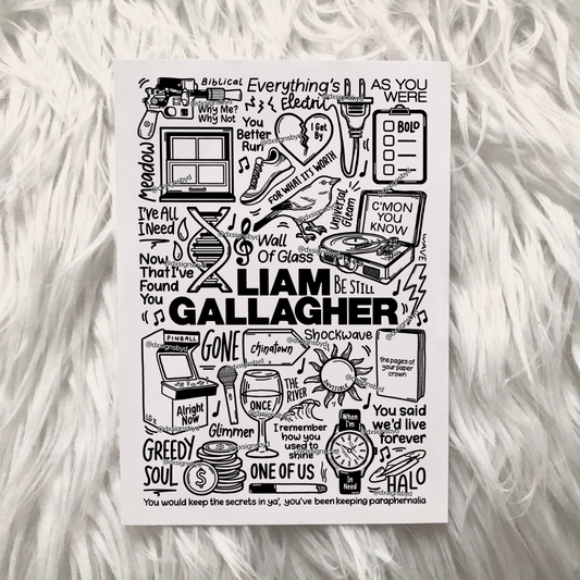 Imprimé Liam Gallagher