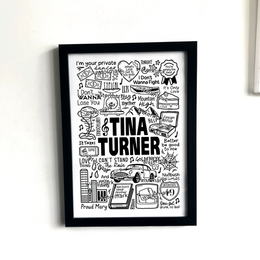Impresión de Tina Turner