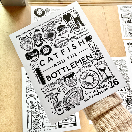 Imprimé Catfish et les Bottlemen