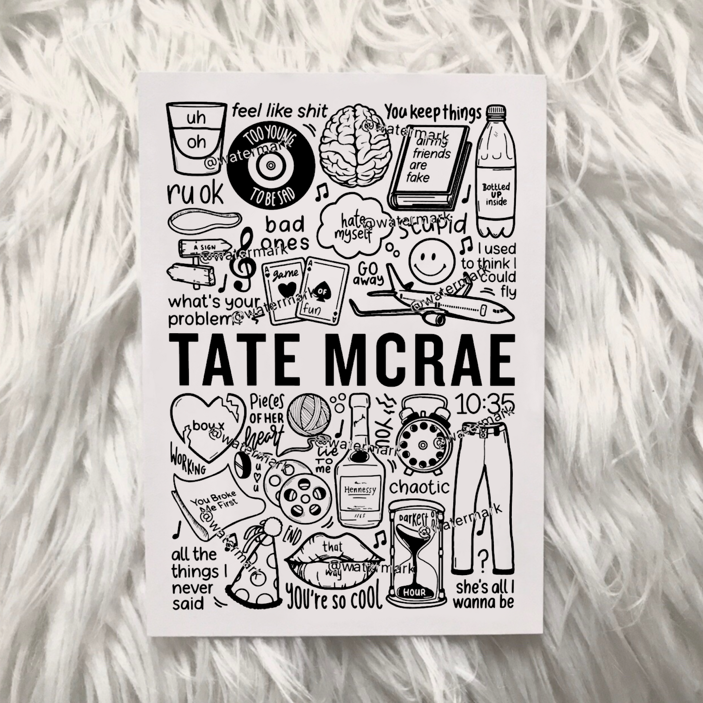 Gravure de Tate McRae