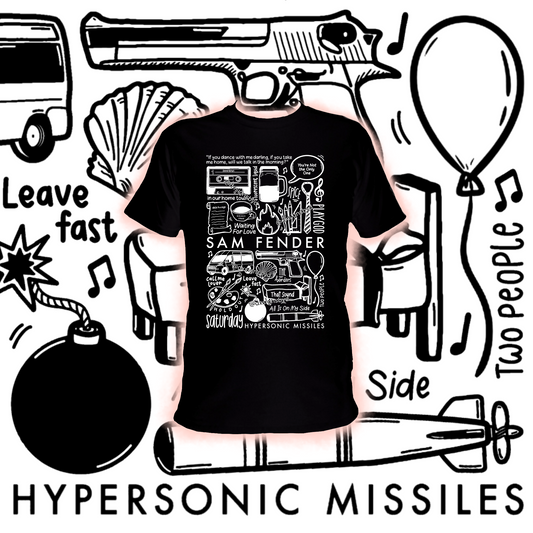 T-shirt Missiles hypersoniques Sam Fender