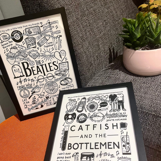 L'imprimé des Beatles