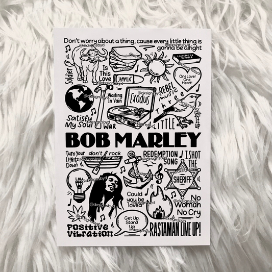Impression de Bob Marley