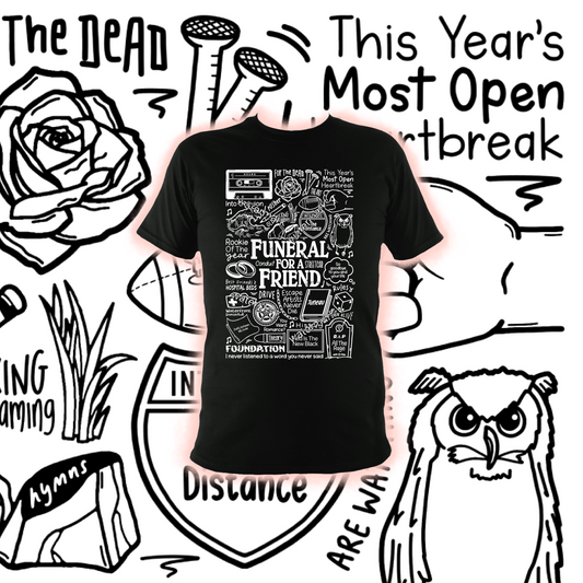Camiseta de funeral para un amigo
