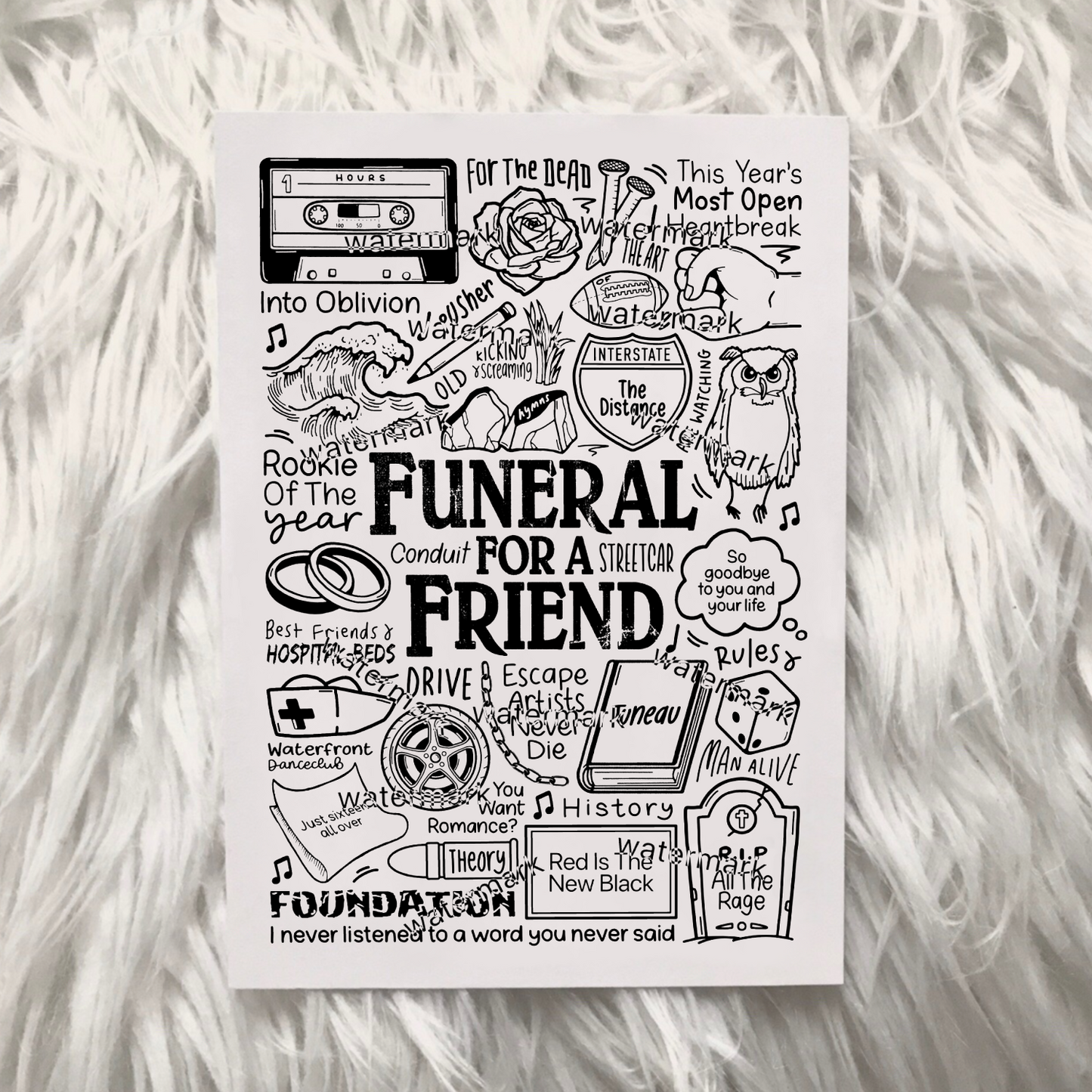 T-shirt Funérailles pour un ami
