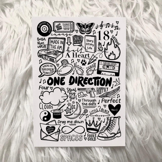 Imprimé One Direction