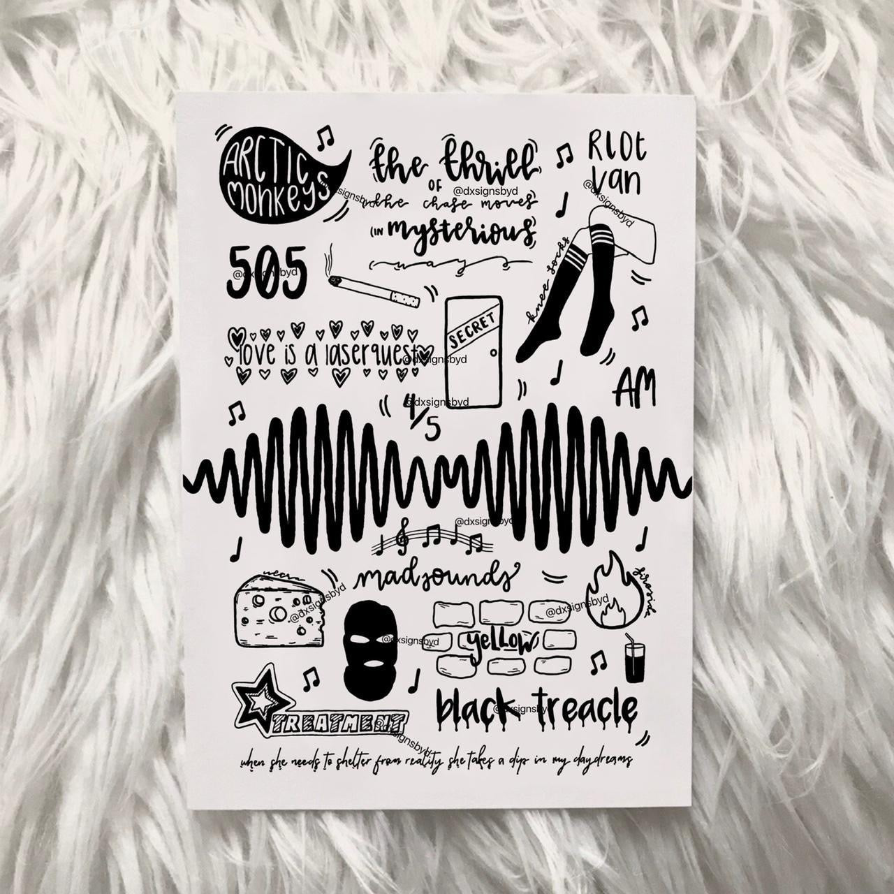 Imprimé Arctic Monkeys