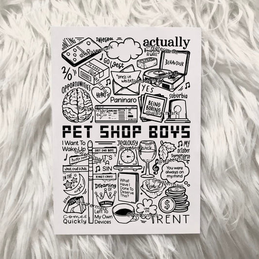 Imprimé Pet Shop Boys