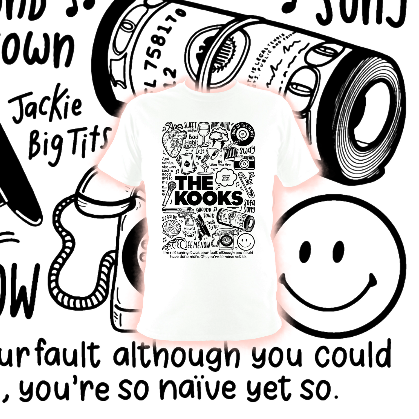 La camiseta de los Kooks