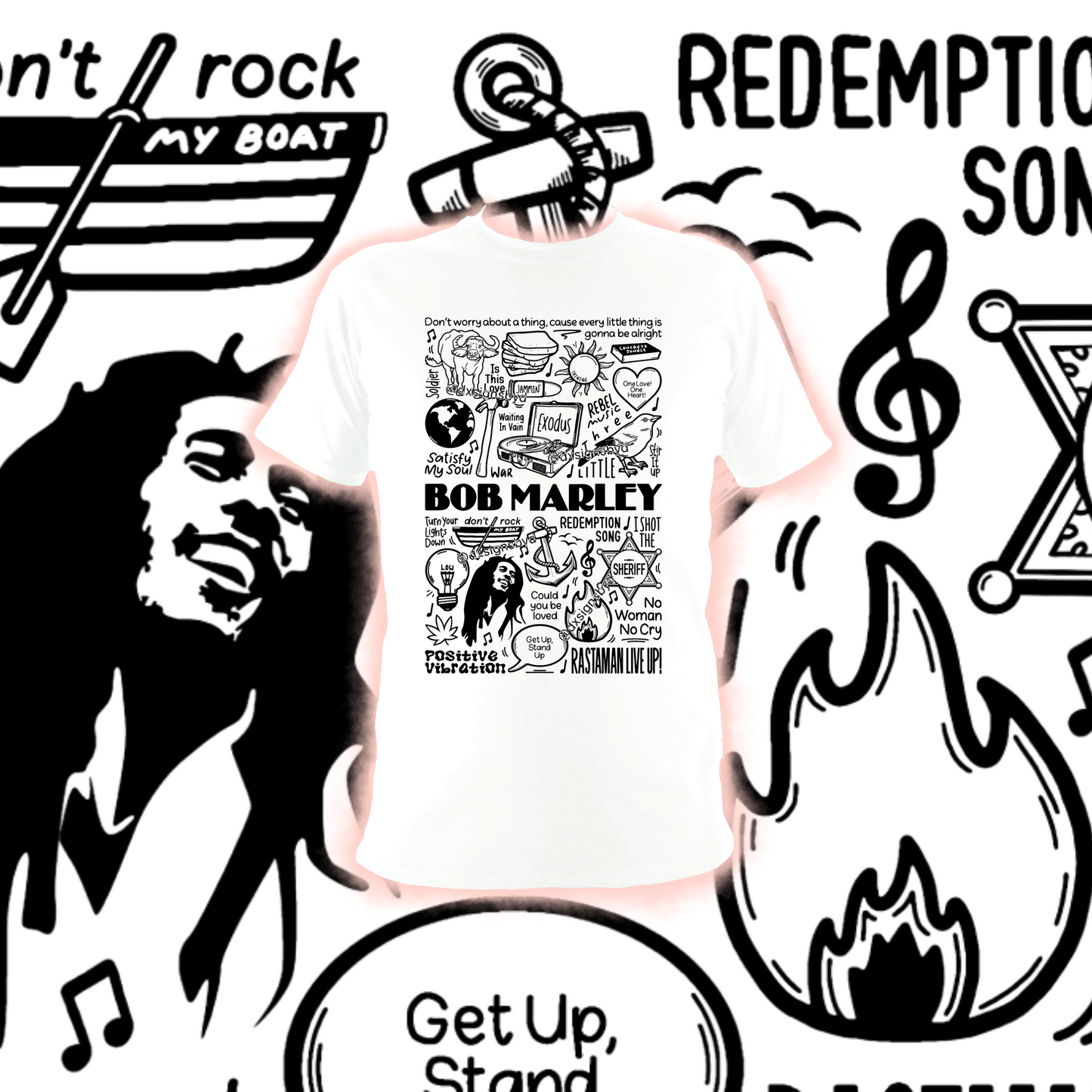T-shirt Bob Marley