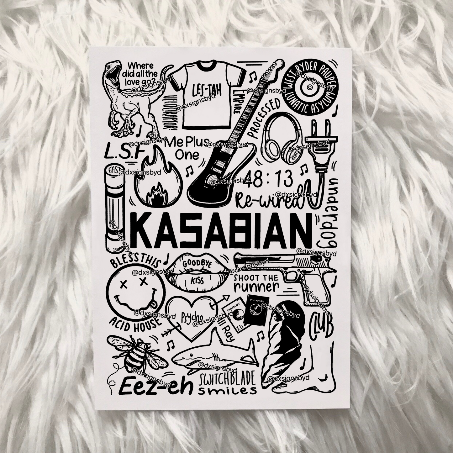Imprimé Kasabian