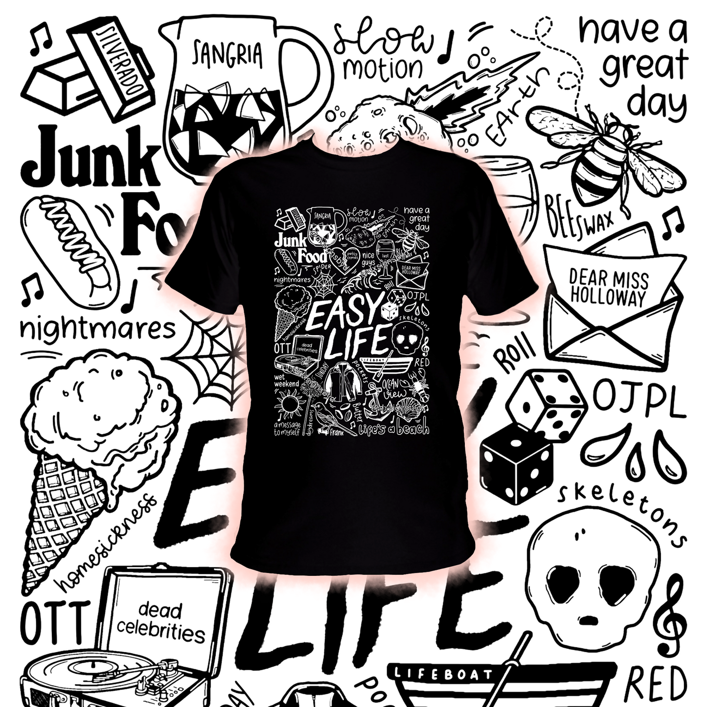 T-shirt La vie facile