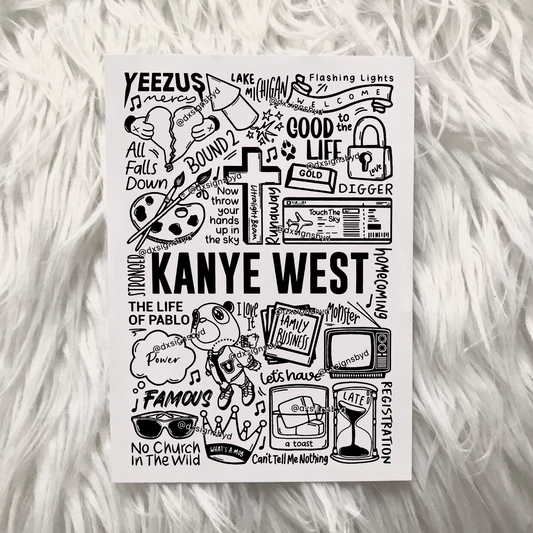 Imprimé Kanye