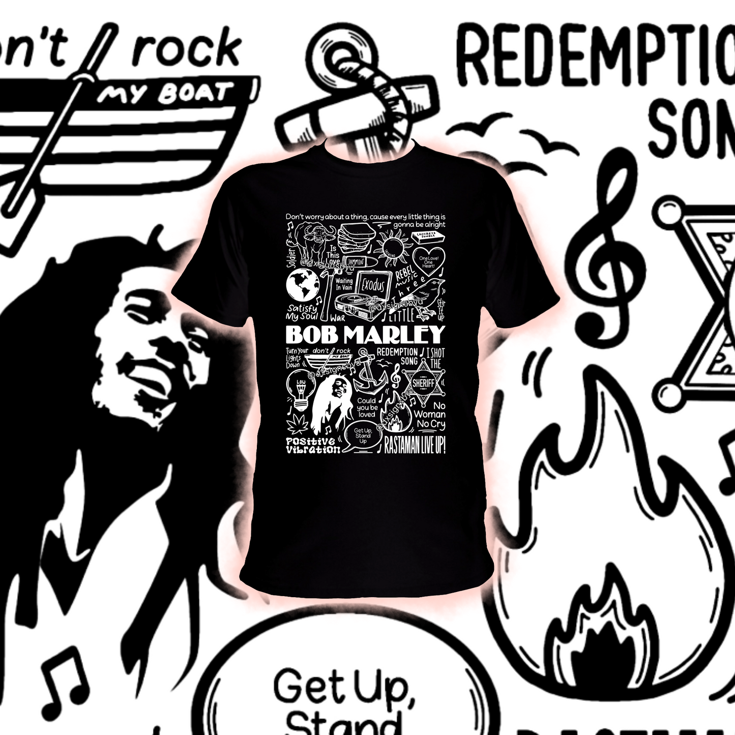 T-shirt Bob Marley