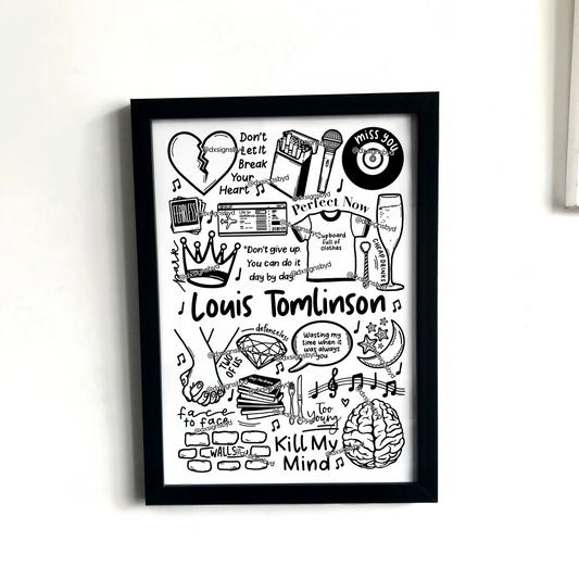 Gravure de Louis Tomlinson