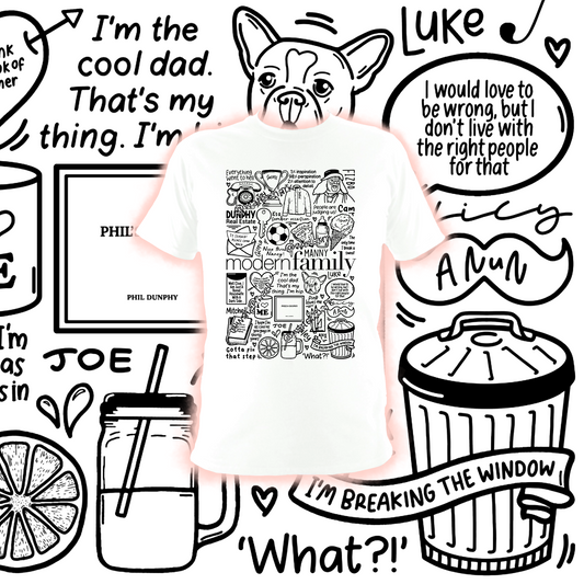 T-shirt Famille Moderne
