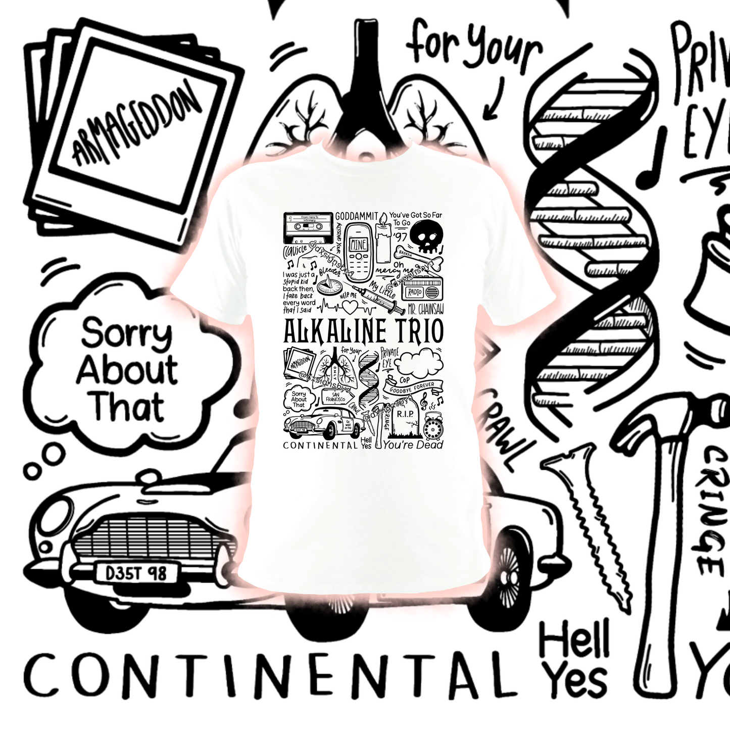 Camiseta Alkaline Trio