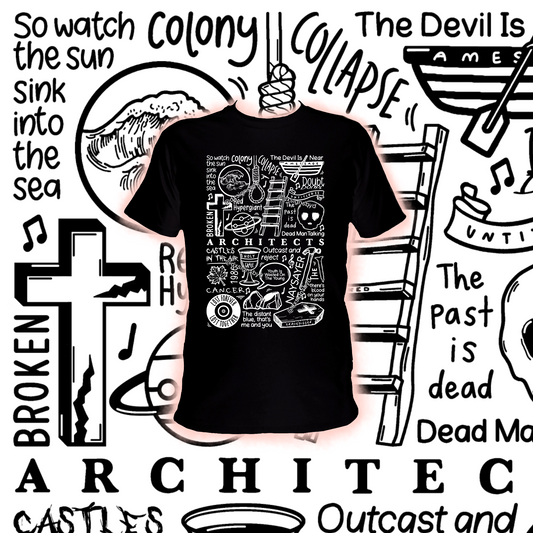 Camiseta de arquitectos perdidos para siempre perdidos juntos