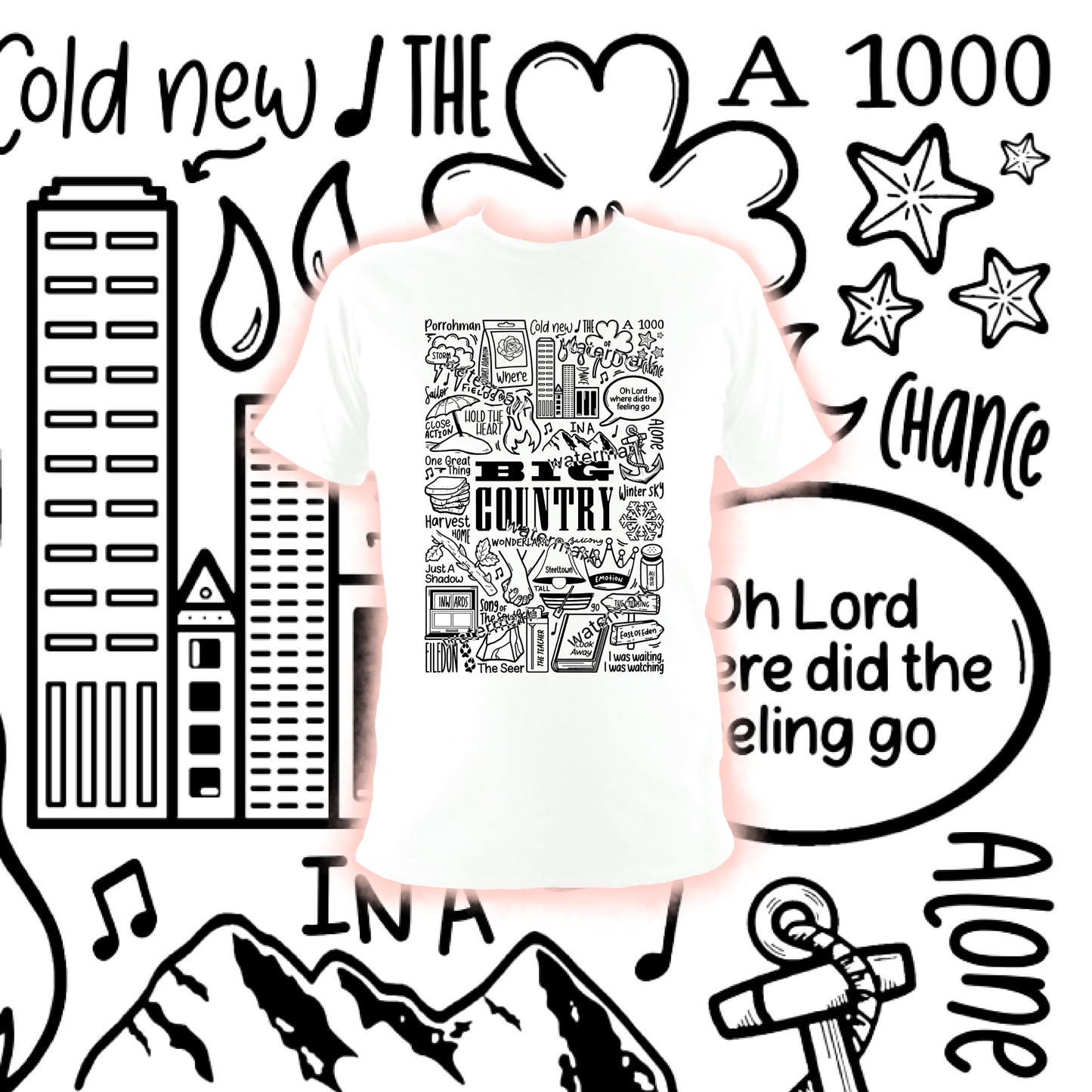 Camiseta del gran país