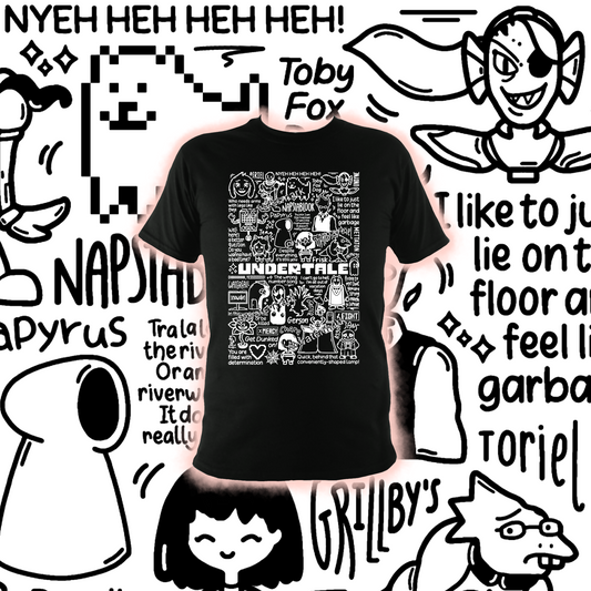 camiseta undertale