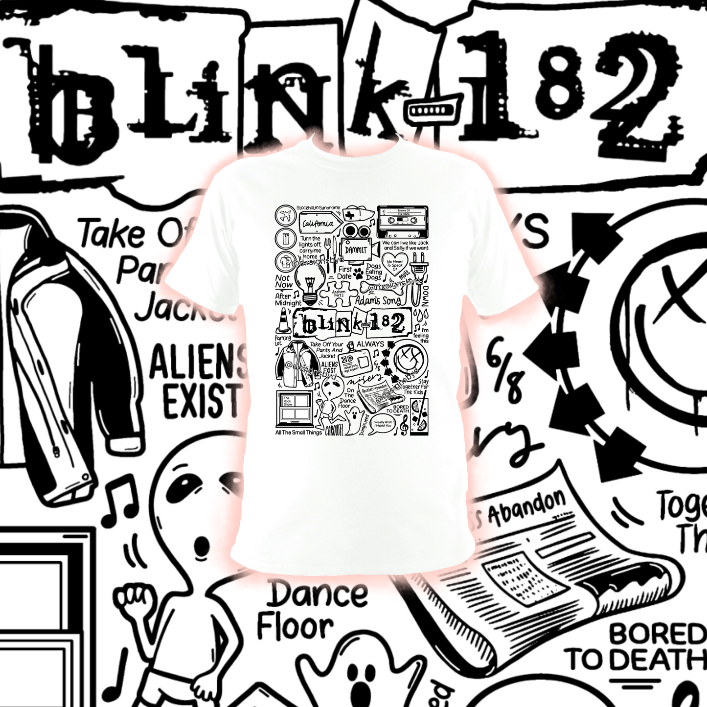 T-shirt Blink 182