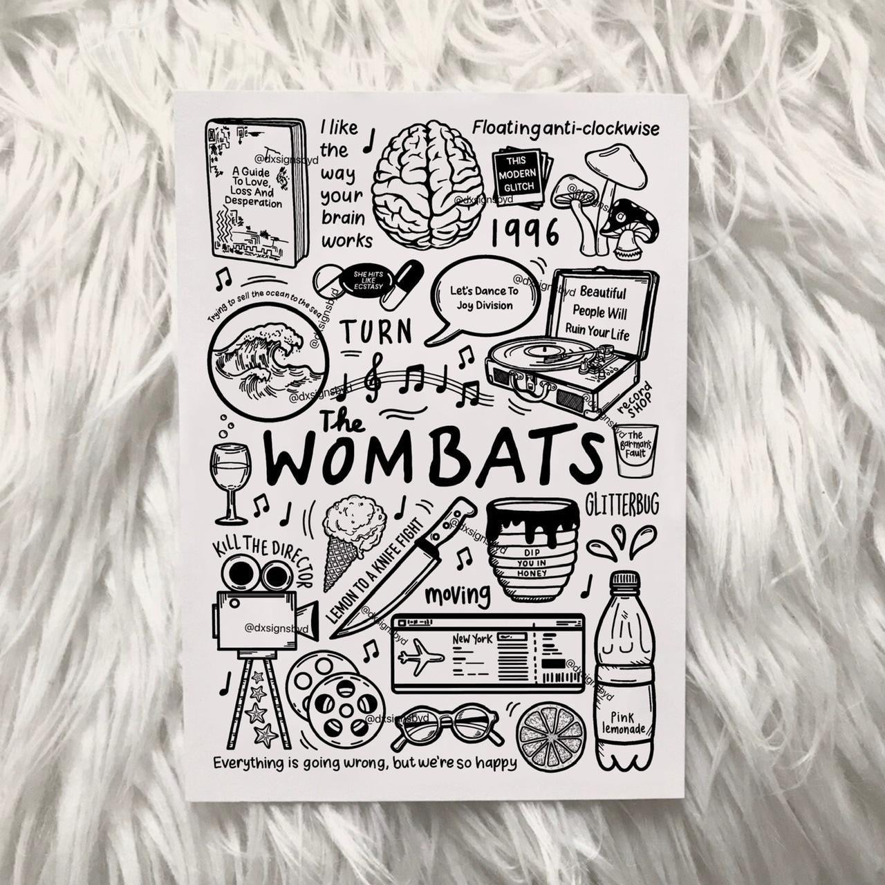 The Wombats print