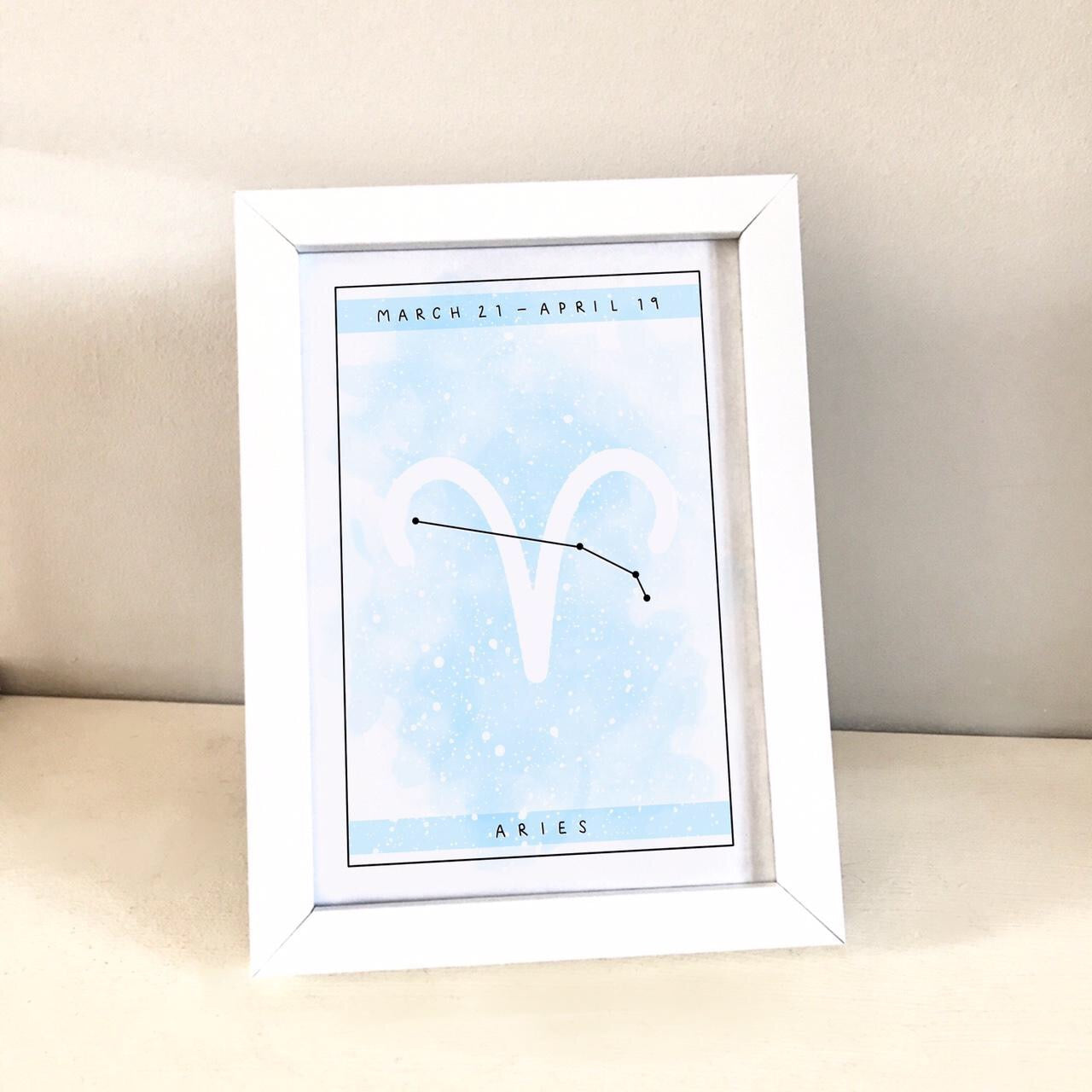 Impression de signe astrologique