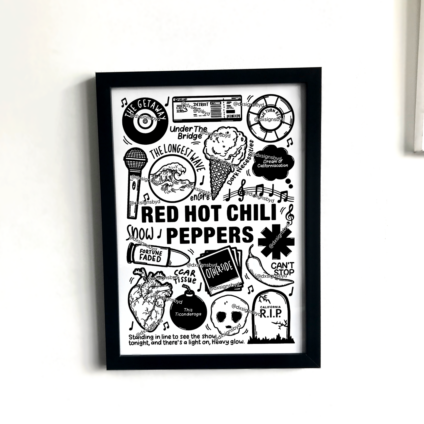 Impression des Red Hot Chili Peppers
